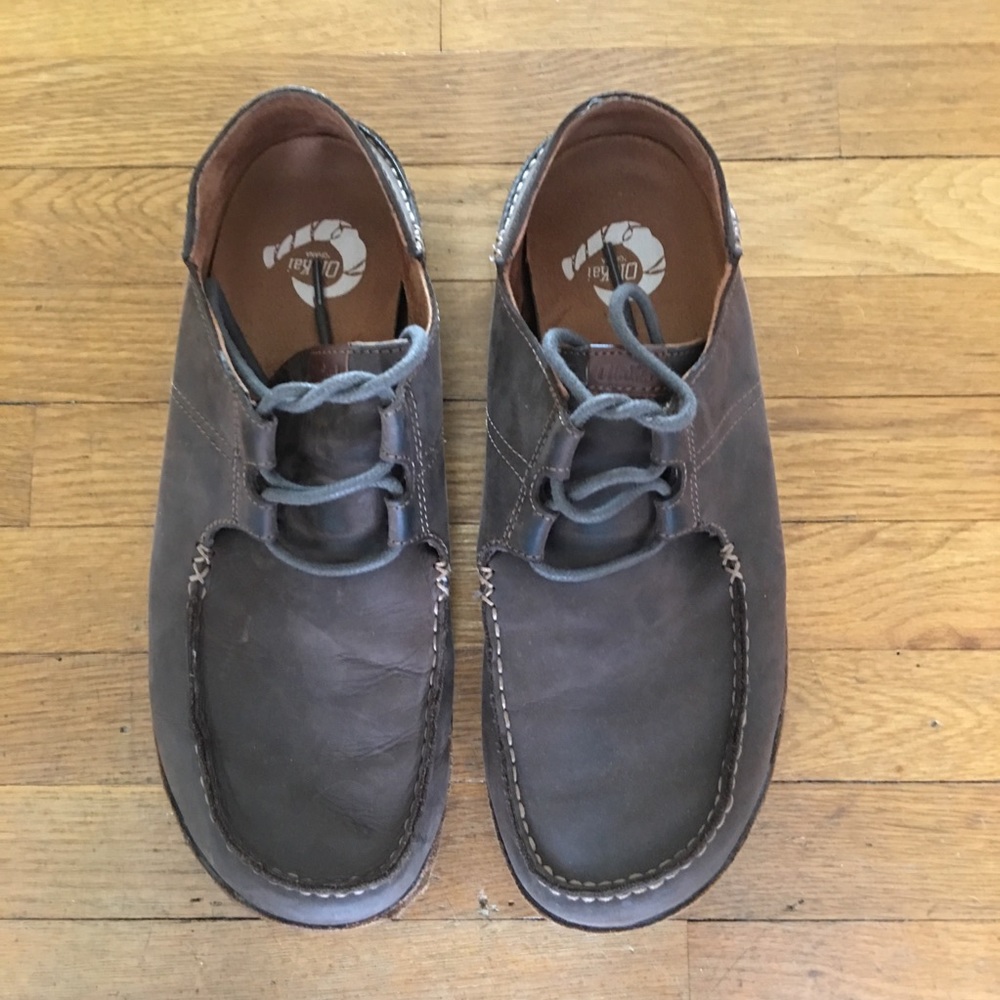 OluKai Men’s Leather Shoes Size 12 / Euro 45 NWOT